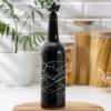 Бутылка для масла 750 мл с затычкой декор- Black Marble мод.151146-123 (Турция)