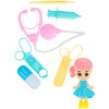 Игровой набор "Юный доктор"(6 дет.,мини куколка , цвет микс, в пакете) ( Арт. Y12558003)