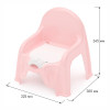 Горшок-стульчик (розовый) М1528