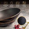 Тарелка глубокая 20см/800мл 19S509-8BOWL Elite black