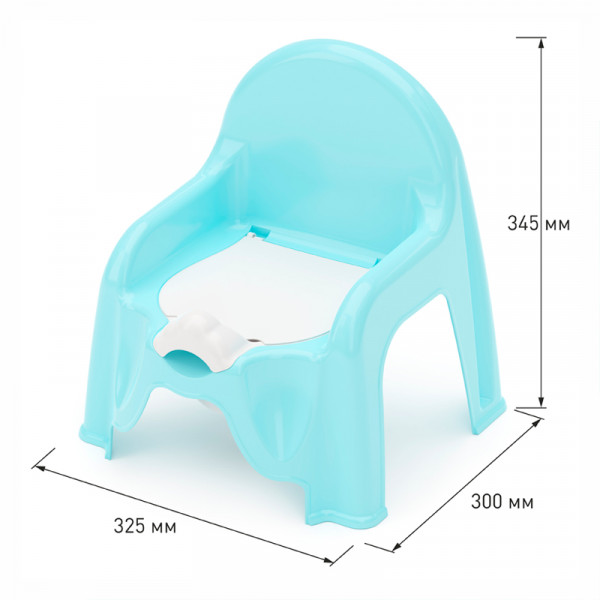 Горшок-стульчик (голубой) М1326 Горшок-стульчик (голубой) М1326