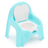Горшок-стульчик (голубой) М1326