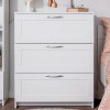Комод с тремя ящиками "Сириус" белый