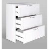 Комод с тремя ящиками "Сириус" белый