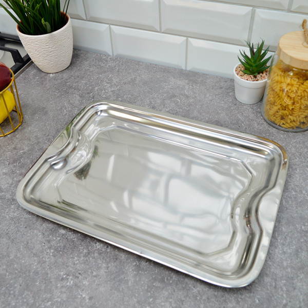 HE2418-38 Поднос прямоугольный (нержавеющая сталь) HE2418-38 Поднос прямоугольный (нержавеющая сталь)