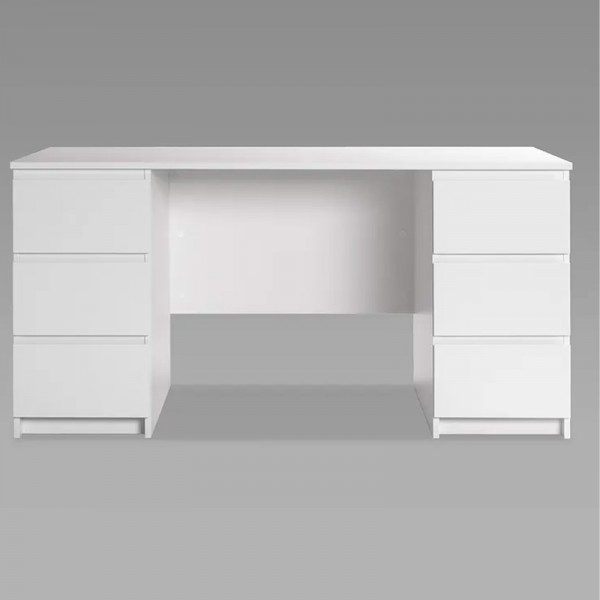 Стол письменный с ящиками "Кастор" белый Стол письменный с ящиками "Кастор" белый