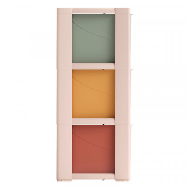 Комод "Колорит" цветной 3-х секционный Комод "Колорит" цветной 3-х секционный