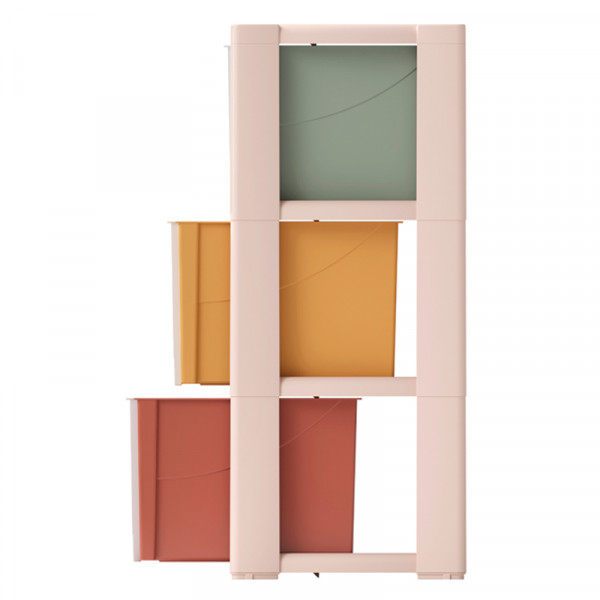 Комод "Колорит" цветной 3-х секционный Комод "Колорит" цветной 3-х секционный