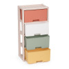 Комод 4-х секционный "Колорит" (цветной)