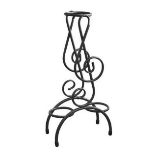Подставка для цветов "Скрипичный ключ" Чёрный