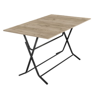 Стол Спайк (1200*800 столешница 16 мм цв.Люкс) дуб крафт серый Стол Спайк (1200*800 столешница 16 мм цв.Люкс) дуб крафт серый