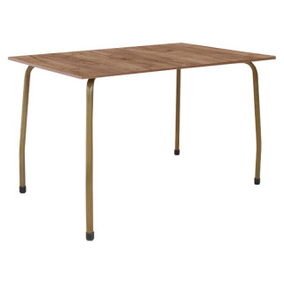 Стол Паук (1200*800 столешница 16 мм цв.Люкс) дуб крафт табачный