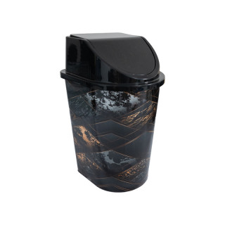 Ведро мусорное "MARBLE DESIGN" 5 л