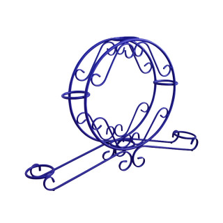Подставка для цветов "Круг большой" краш (синий)