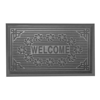 Коврики на основе ПВХ "Welcome" 50x80 (серый)