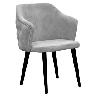 Кресло Лилиан цв.каркас (гоб.stock (только Velutto, Dream, Ultra, Bingo, Goya)) серый