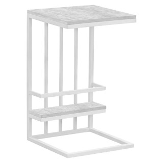 Столик Кипер (390*390 столешница 16 мм + 390*120 столешница 16 мм цв.Люкс) бетон светлый