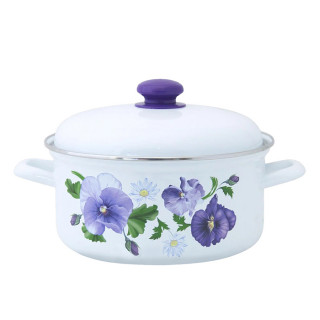 (С-1508АП2/4) Кастрюля 1,5 литра (Анютины глазки)