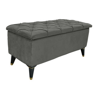 Пуфик-сундук Нинель (Эконом) гобелен FIORI GRAFIT