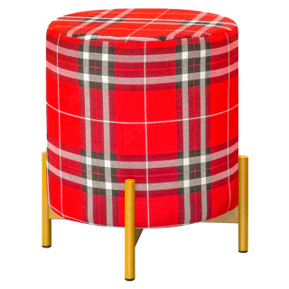 Пуфик "Риос" d40 цв.каркас (кзам PU/гоб.stock)