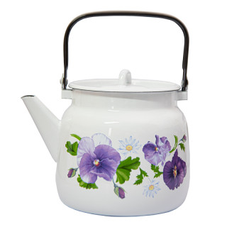 Чайник 3,5 литра (Артикул: С-2713/4Рч, "Анютины глазки")