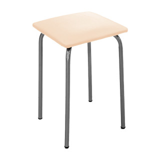 Табурет №3 квадратный (светло-бежевый М35)