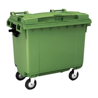 Мусорный бак Sabalan 660 л на колесах