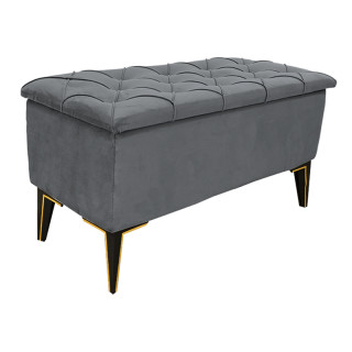 Пуфик-сундук Нинель (Эконом) гобелен FIORI GREY