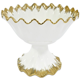 Керамическая фруктовница 20,5х20,5х16