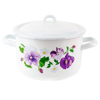 (С-16111/4Э) Кастрюля "Анютины глазки" 2,9 л