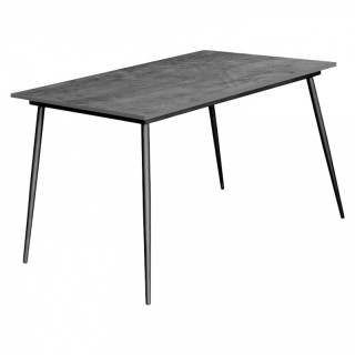 Стол Саурон цв.каркас (1200*800 столешница 16 мм цв.Люкс) бетон темный