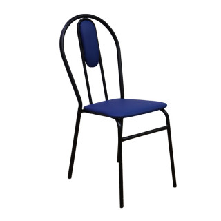 Стул Лука 2 м.эл. м/п (Кзам PVC стандарт) кзам синий