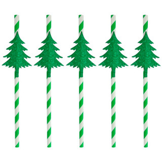 Трубочки для коктейля "Хвойный лес" VL2-390