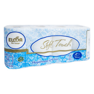 Туалетная бумага Elma Retro Soft Touch 8 шт. 2-х слойная