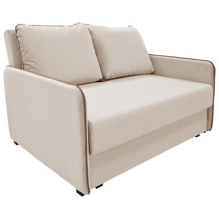 Диван "Слим" двухместный (Велюр Монолит латте)