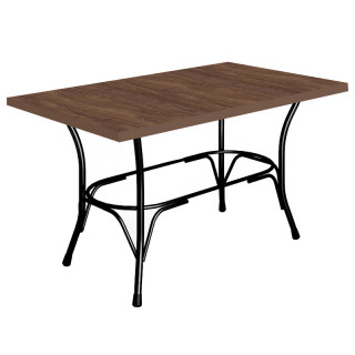 Стол Лавр (1400х800 столешница F цв.Люкс) Морское дерево винтаж