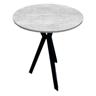 Стол Шуақ (D-600 столешница 16 мм цв.Люкс) бетон светлый