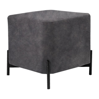 Пуфик Риос 50*50 цв.каркас (кзам PU/ гоб.stock) гобелен GERMES GRAFIT