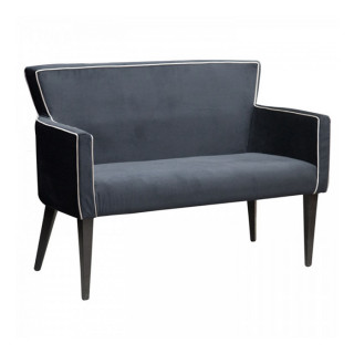 Кресло Нико 2-х мест. цв.каркас (Кожзам АОД/ГОБ. Stock(кантик)