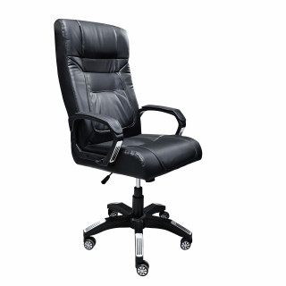 Кресло Вильгельм кзам АОД подл.пл.818/1 (кзам),крест.пл.d680 м/п, ДДС кзам 1пу чёрный + ддс чёрный