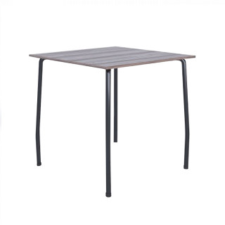 Стол "Паук" 80х80 см Х - образный каркас (шимо-темный)