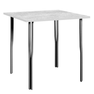 Стол Y-образн.каркас (800х800 столешница 16 мм цв.Люкс) Бетон светлый